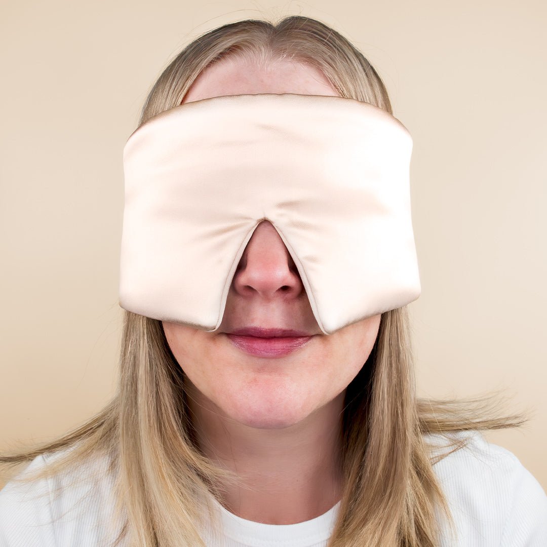 iGlow Silk Sleep Mask - Sovemaske, Champagne Dreams - iGlow.no