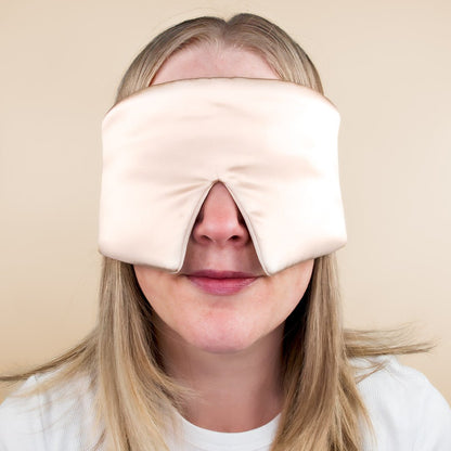 iGlow Silk Sleep Mask - Sovemaske, Champagne Dreams - iGlow.no