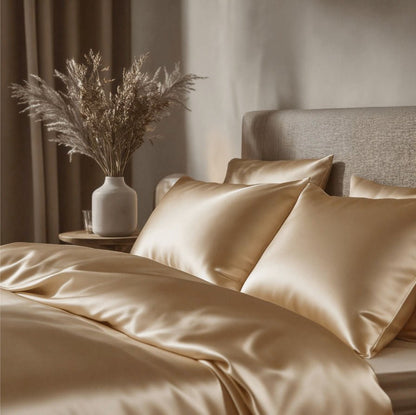 iGlow silkedynetrekk + silkeputetrekk - Champagne Dreams - iGlow.no