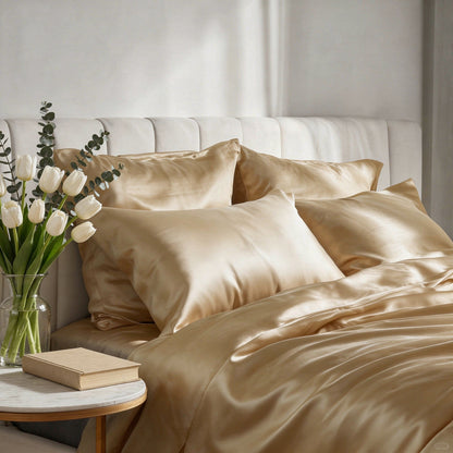 iGlow silkedynetrekk + silkeputetrekk - Champagne Dreams - iGlow.no