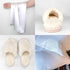 iGlow Silkeputetrekk, Calm White & Teddytøfler, Soft Cream - iGlow.no