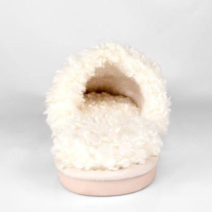 iGlow Silkeputetrekk, Calm White &amp; Teddytøfler, Soft Cream - iGlow.no