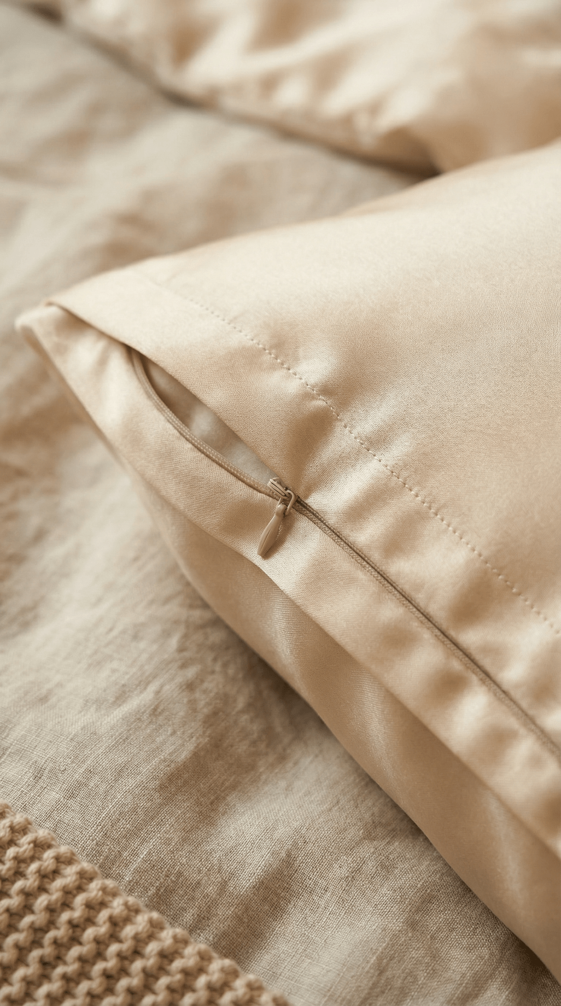 iGlow Silkeputetrekk - Champagne Dreams (Sjampanje) - iGlow.no