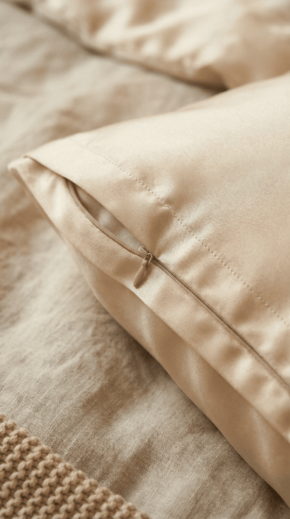 iGlow Silkeputetrekk - Champagne Dreams (Sjampanje) - iGlow.no