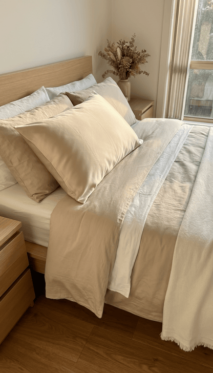 iGlow Silkeputetrekk - Champagne Dreams (Sjampanje) - iGlow.no