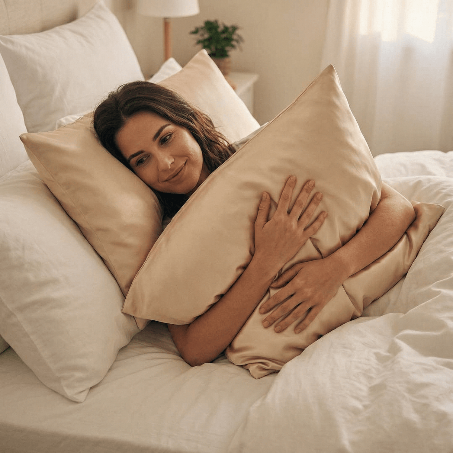 iGlow Silkeputetrekk - Champagne Dreams (Sjampanje) - iGlow.no