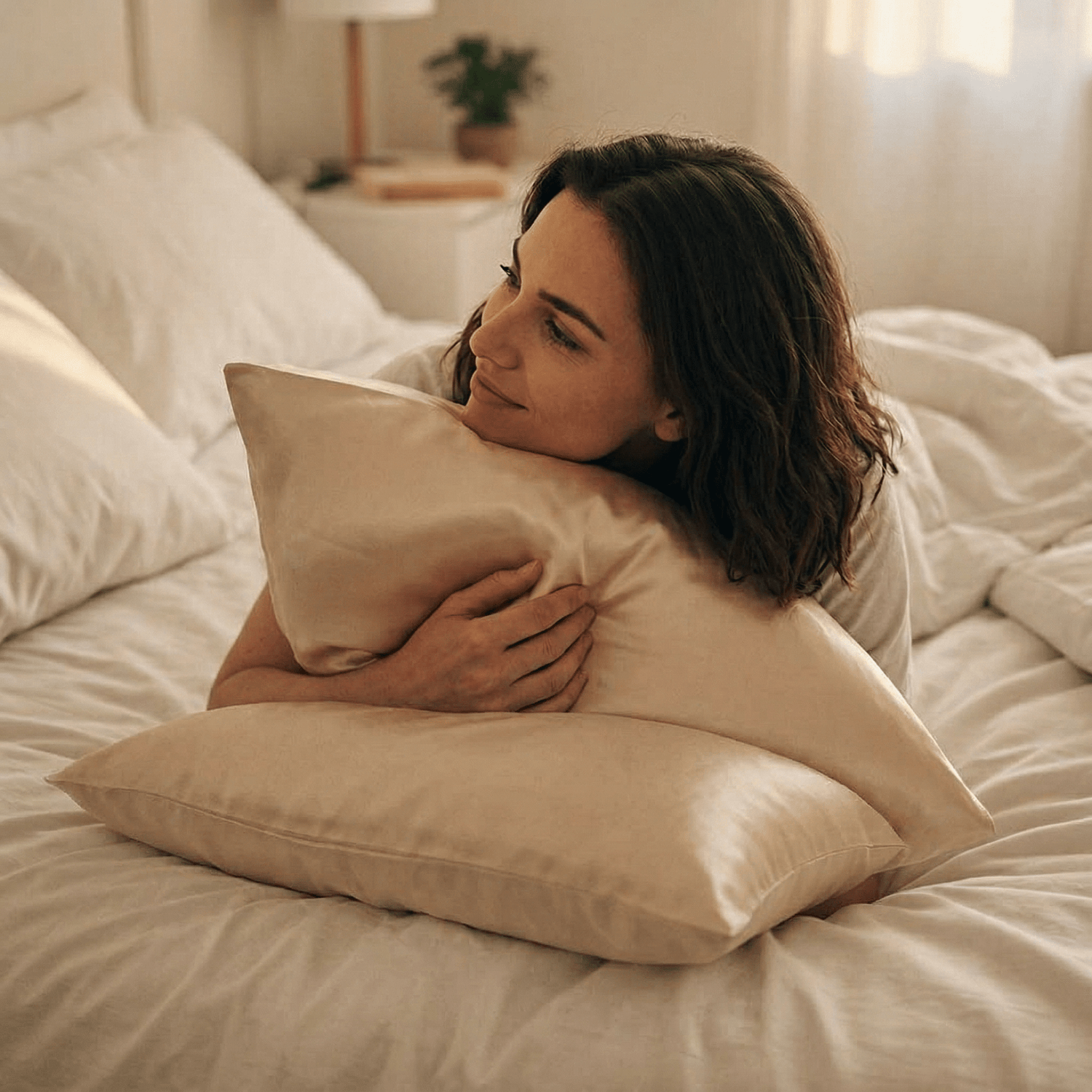 iGlow Silkeputetrekk - Champagne Dreams (Sjampanje) - iGlow.no