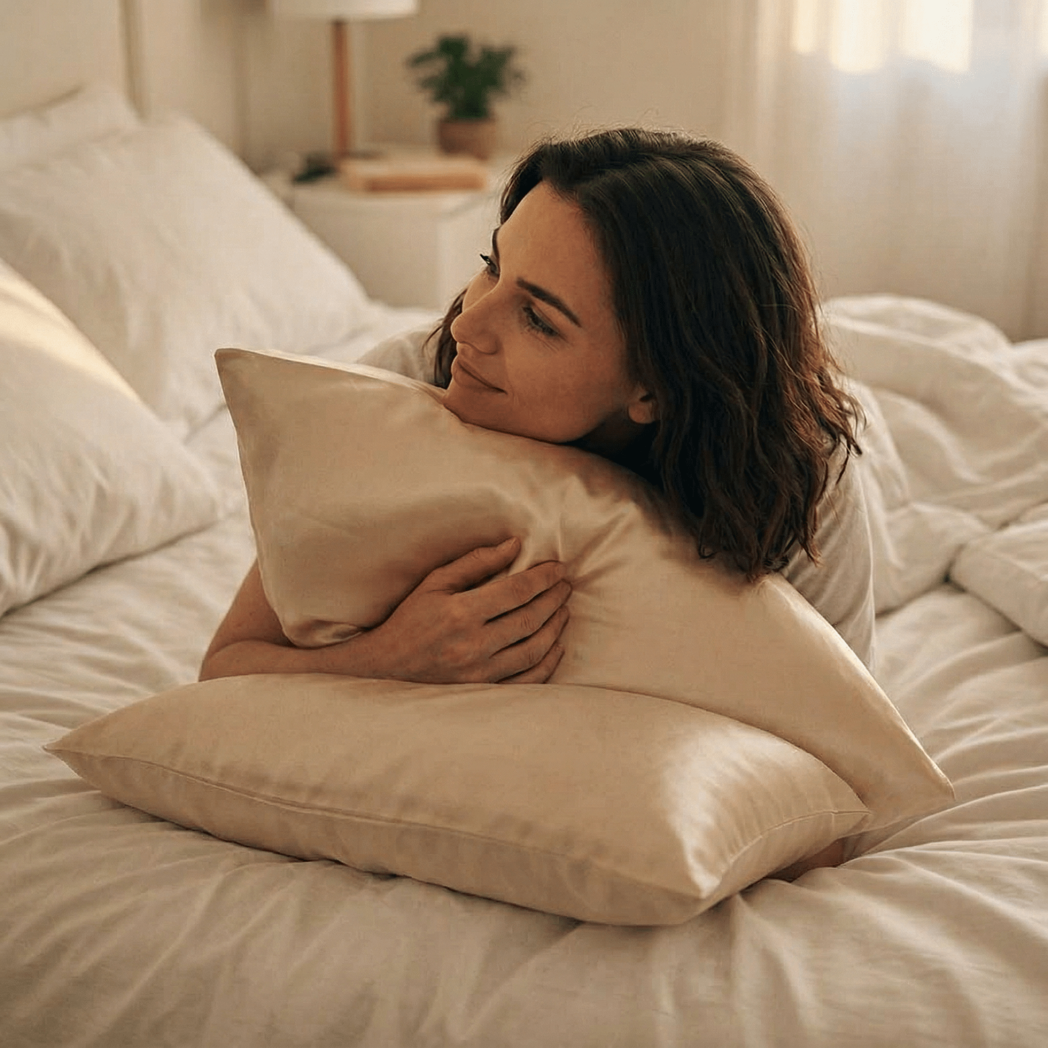 iGlow Silkeputetrekk - Champagne Dreams (Sjampanje) - iGlow.no