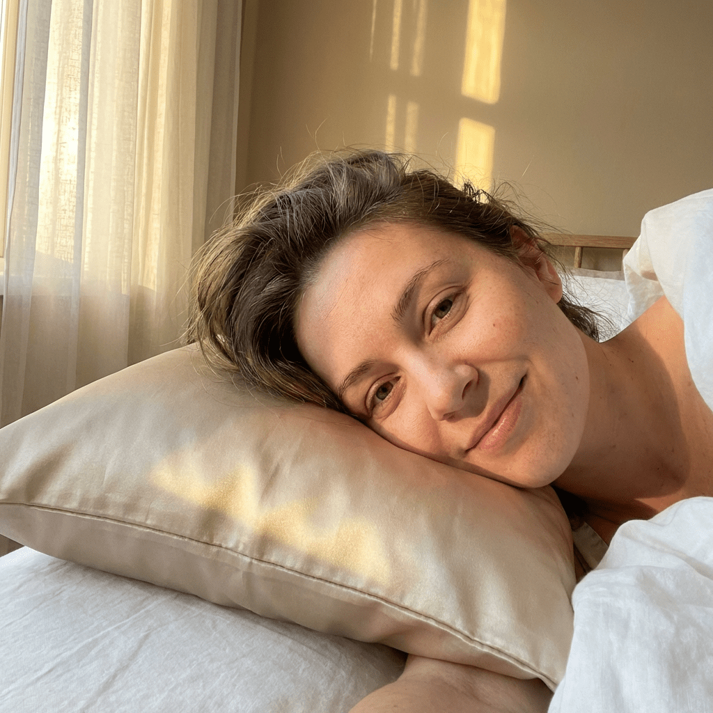 iGlow Silkeputetrekk - Champagne Dreams (Sjampanje) - iGlow.no