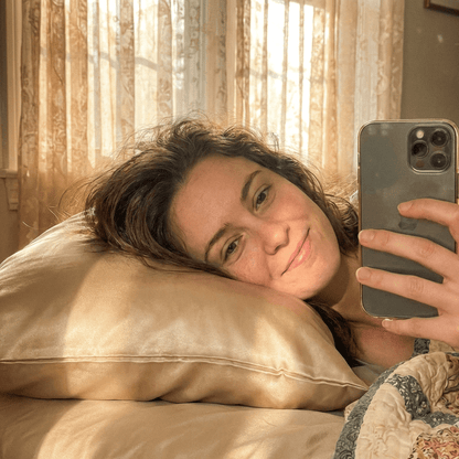 iGlow Silkeputetrekk - Champagne Dreams (Sjampanje) - iGlow.no