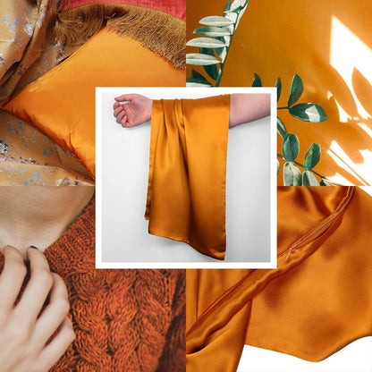 iGlow Silkeputetrekk - Orange Siesta (Oransje) - iGlow.no
