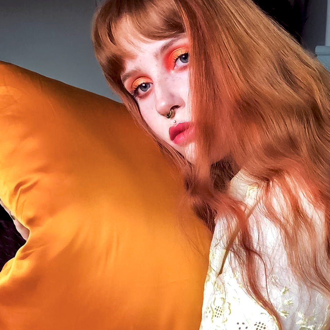 iGlow Silkeputetrekk - Orange Siesta (Oransje) - iGlow.no