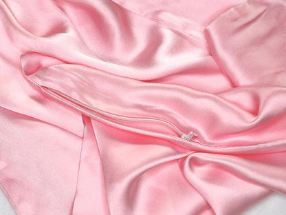 iGlow Silkeputetrekk, Pink Bliss &amp; Teddytøfler, Velvet Rose - iGlow.no