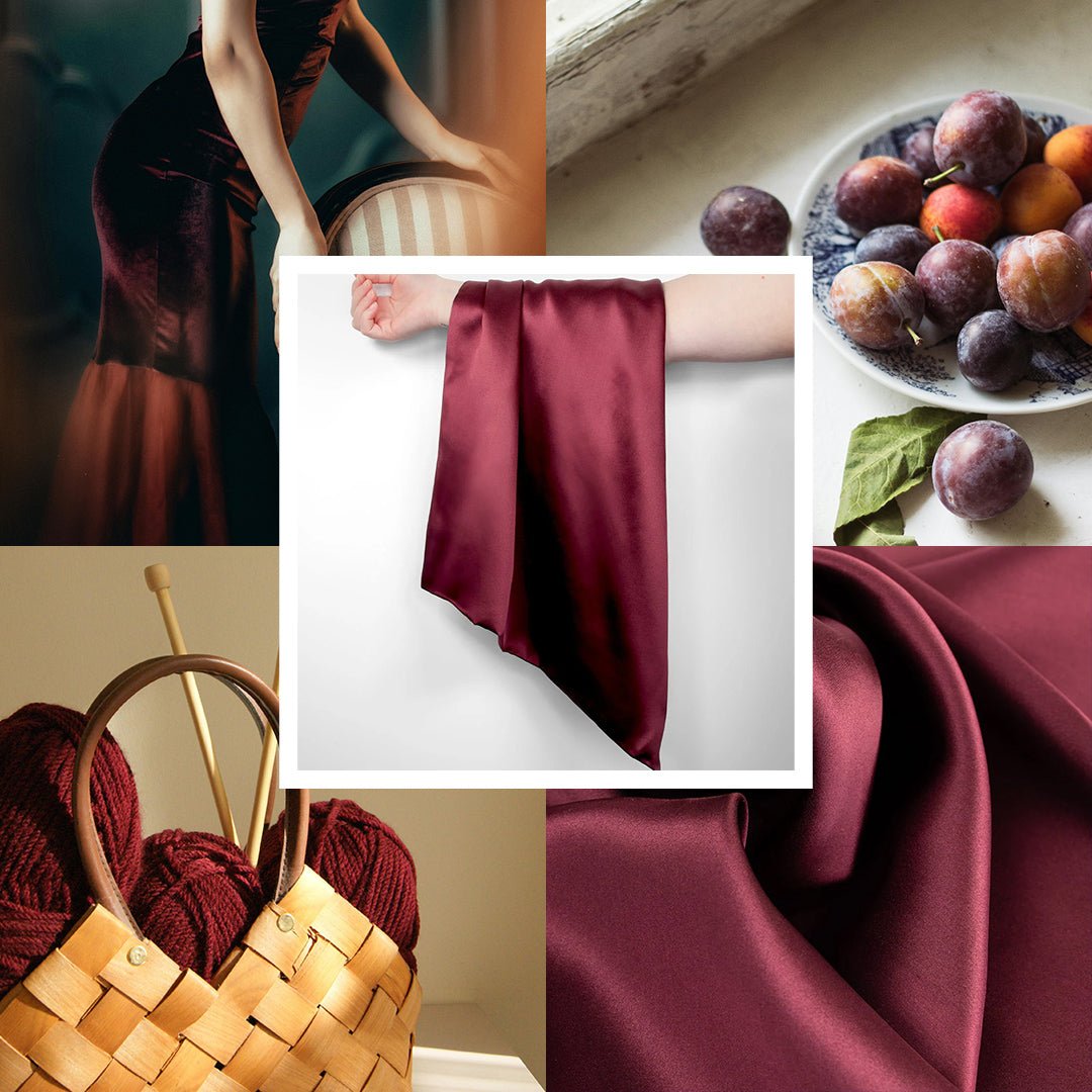 iGlow Silkeputetrekk - Sweet Plum (Burgunder) - iGlow.no
