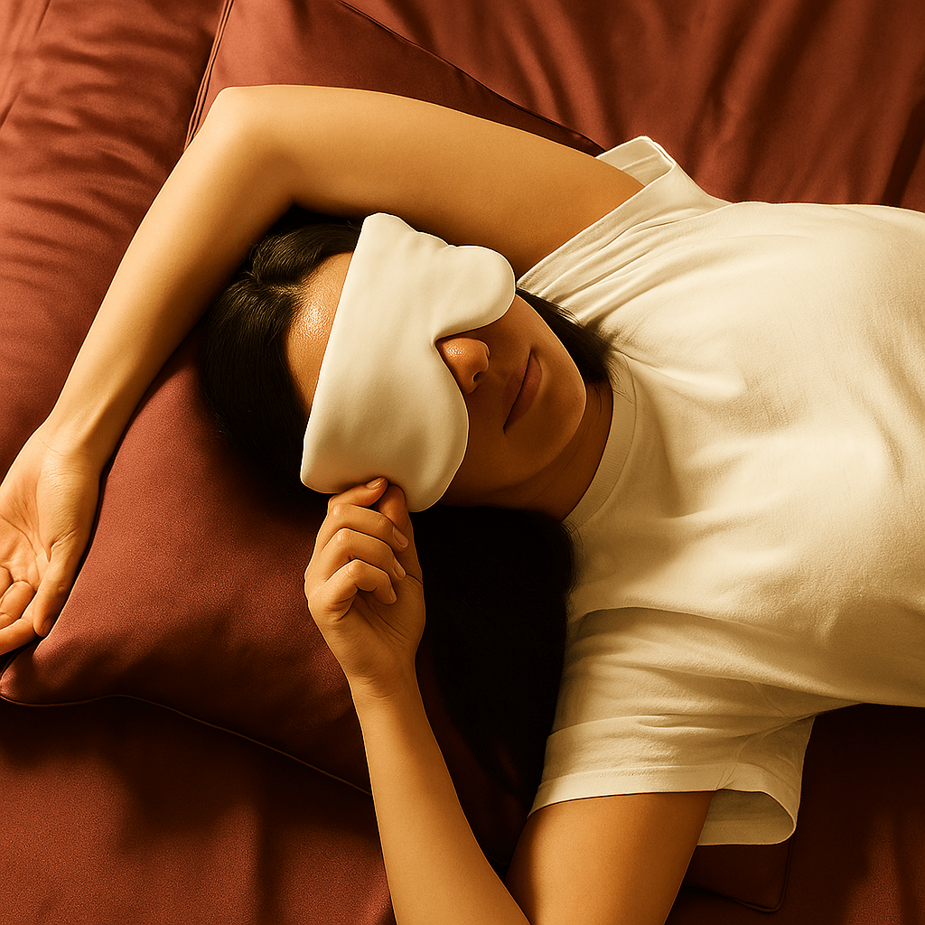 iGlow Sovemaske, Hvit - iGlow.no