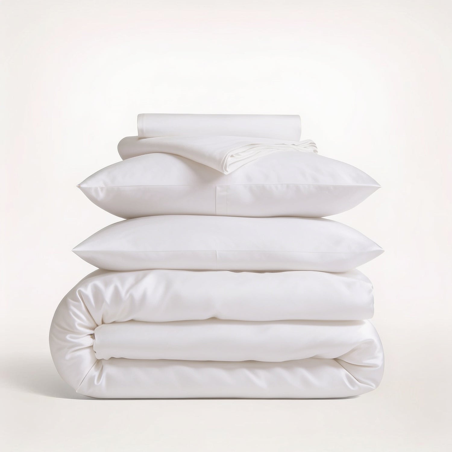 2X iGlow silkedynetrekk + 2X Silkeputetrekk - Calm White