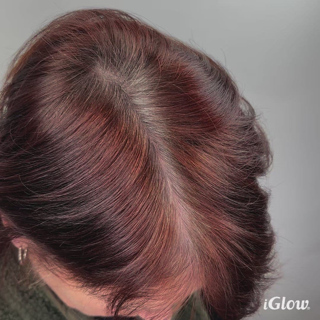 iGlow Hair Powder - Hårpudder - Dark Brown