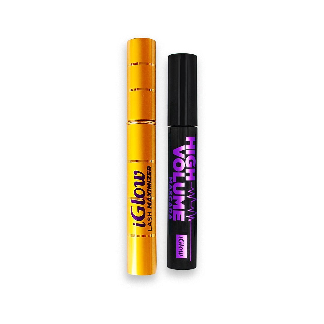 Vippeserum &amp; High Volume Mascara Kit - Black - iGlow.no
