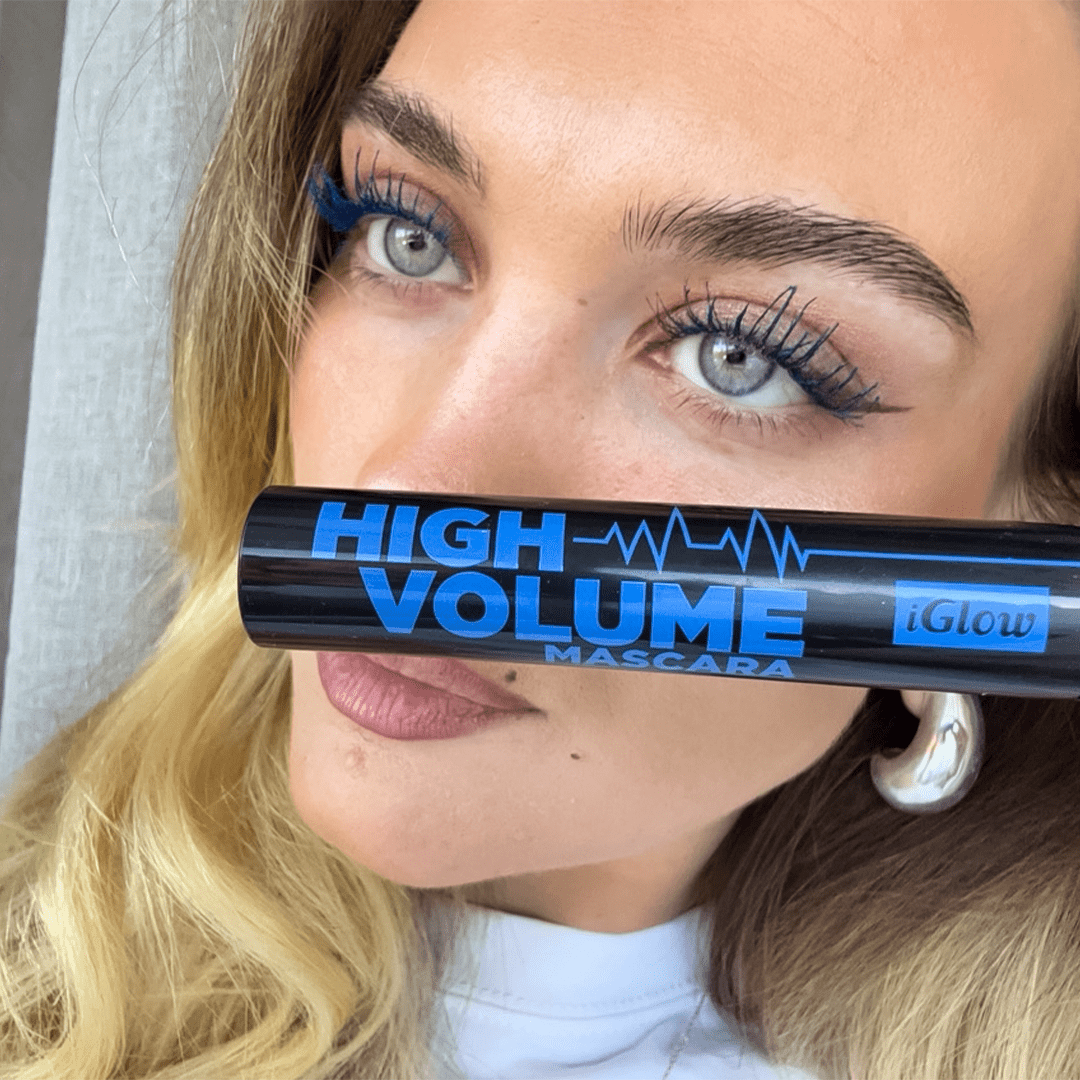 Vippeserum &amp; High Volume Mascara Kit - Blue - iGlow.no