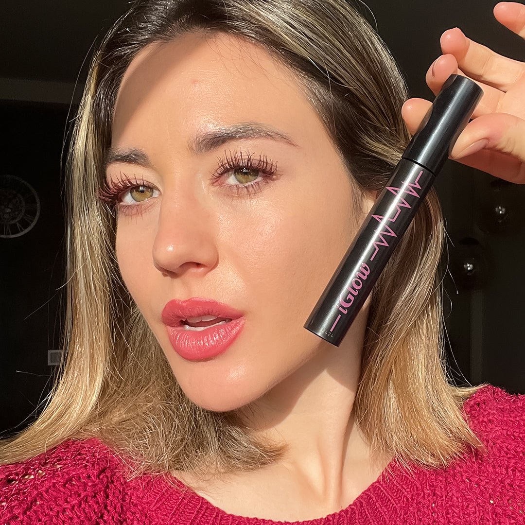 Vippeserum &amp; High Volume Mascara Kit - Burgundy - iGlow.no