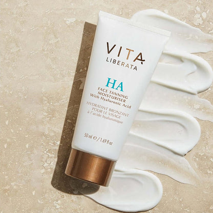 Vita Liberata - Face Tanning Moisturiser With Hyaloronic Acid, 50 ml - iGlow.no
