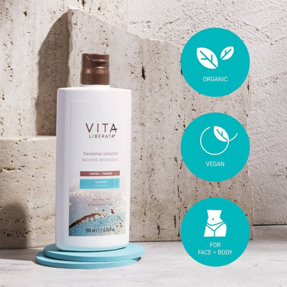 Vita Liberata - Tinted Tanning Mousse, Medium, 200ml - iGlow.no