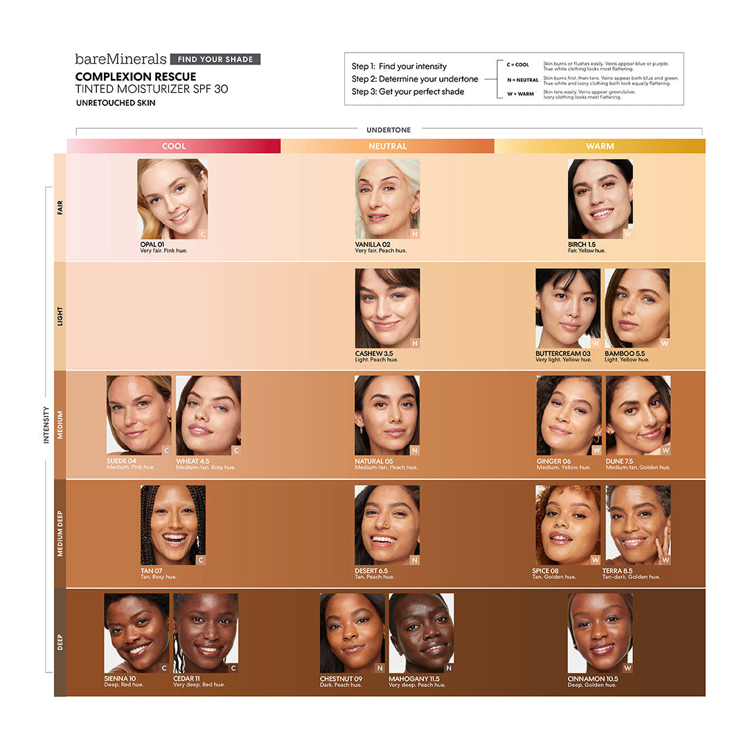 bareMinerals Complexion Rescue - Tinted Moisturizer SPF 30, Dune 7,5