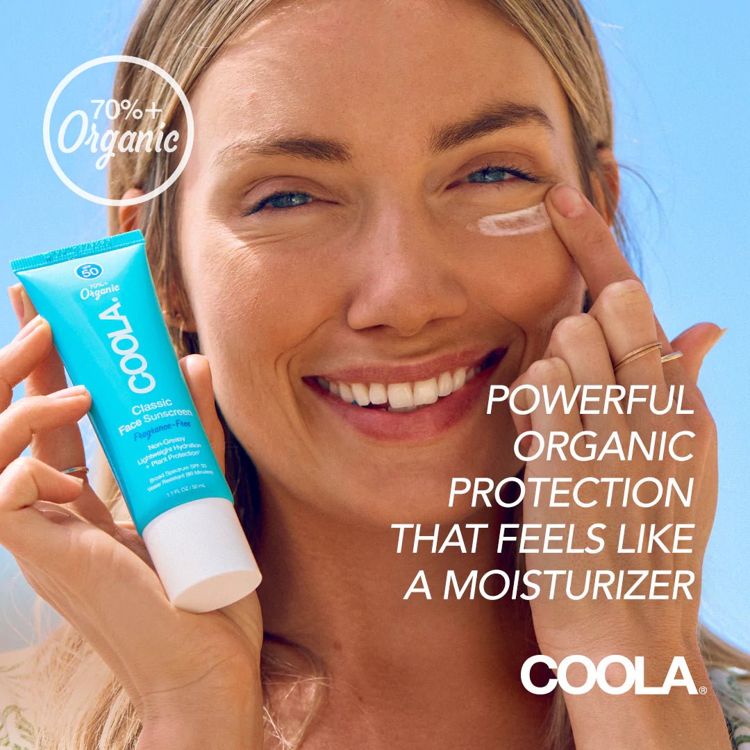 Coola - Classic Face Lotion SPF50 - Fragrance Free, 50ml - iGlow.no