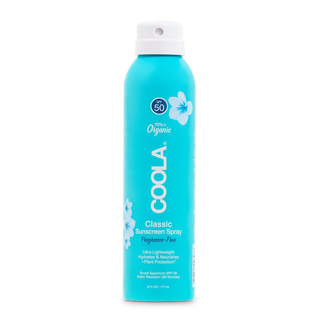 Coola - Classic Sunscreen Spray SPF 50 - Unscented, 177ml - iGlow.no