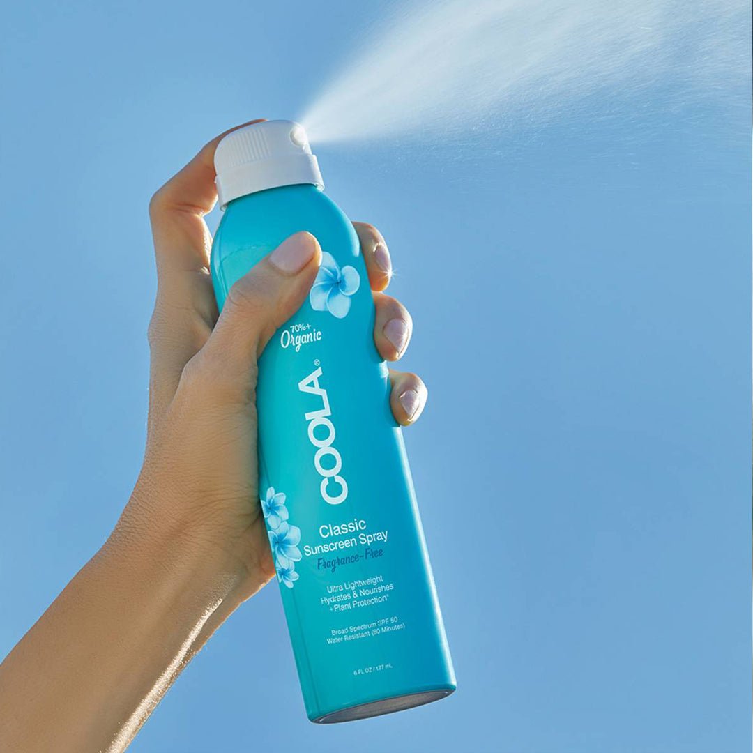 Coola - Classic Sunscreen Spray SPF 50 - Unscented, 177ml - iGlow.no