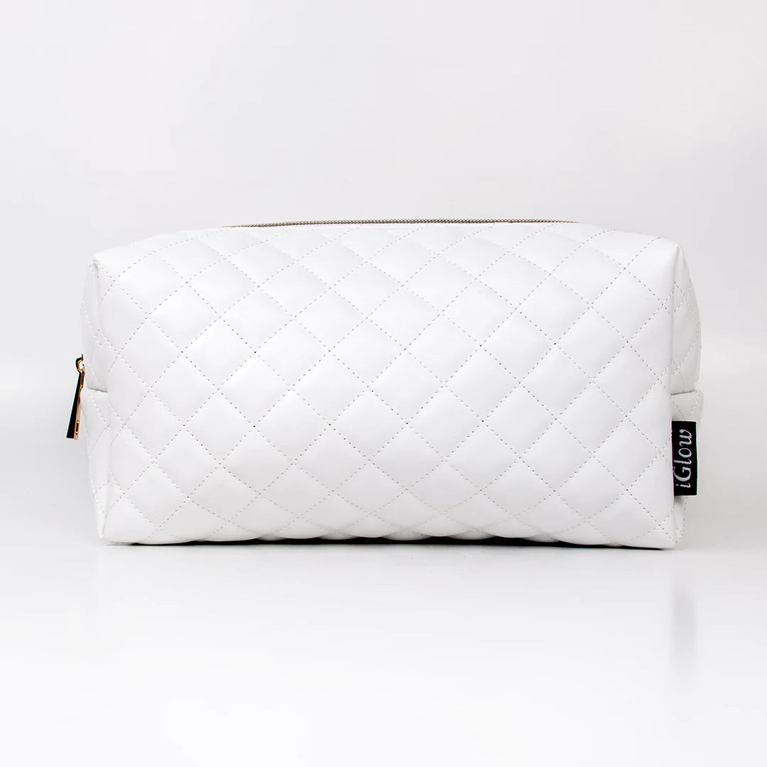 iGlow Lash Maximizer &amp; iGlow Cosmetic Bag, White