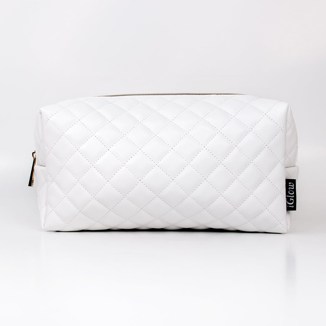 iGlow Cosmetic Bag - Sminkeveske, hvit (white) - iGlow.no