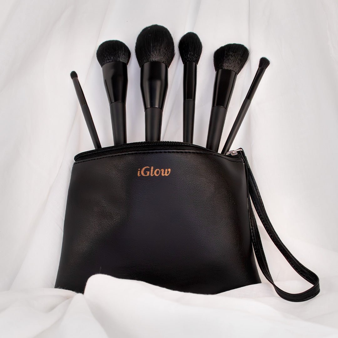 iGlow Makeup Brush Set - Sminkekoster - iGlow.no