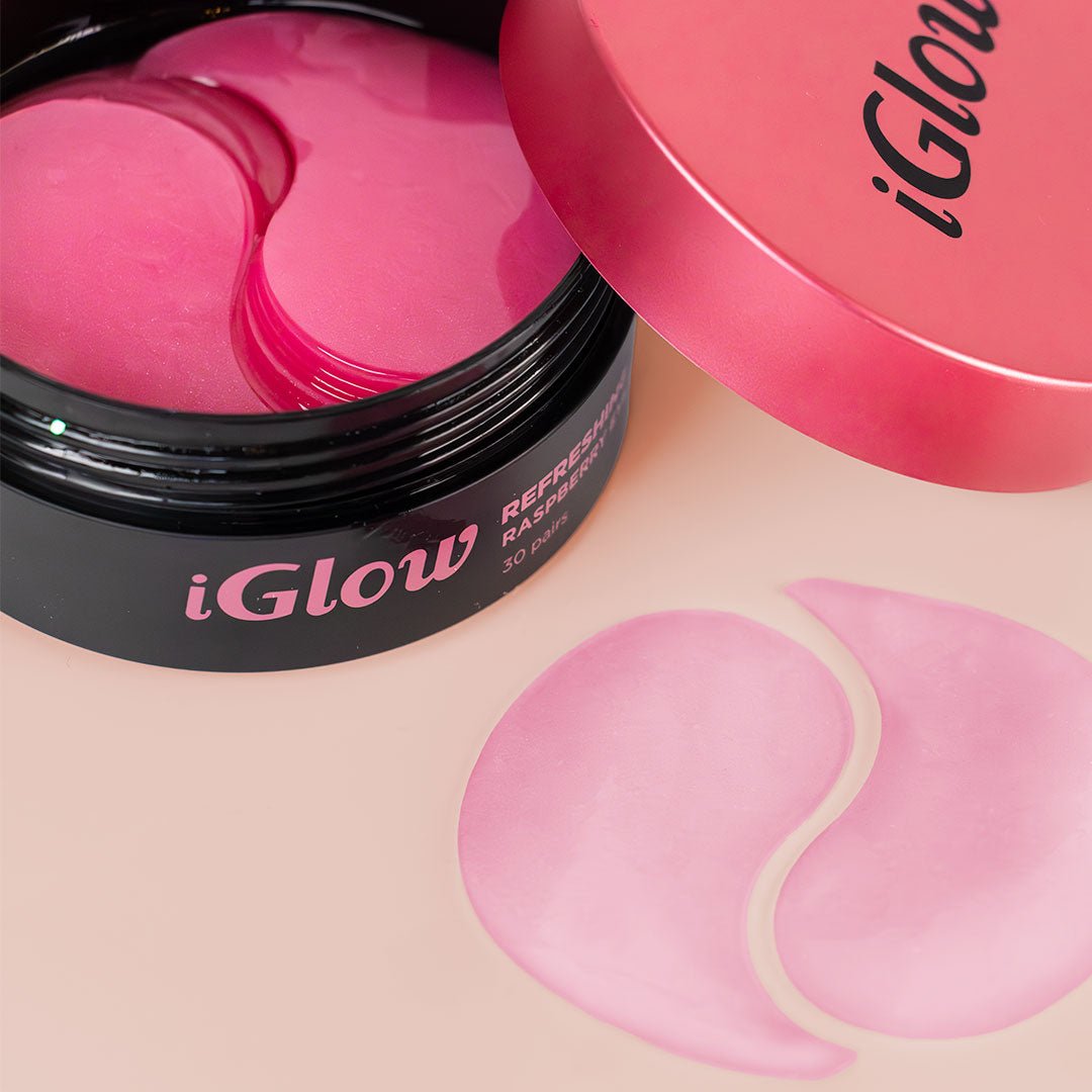 iGlow Refreshing Raspberry Eye Patches - Øyemaske - iGlow.no