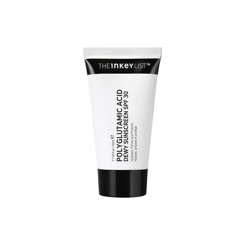 Inkey Polyglutamic SPF 30 Dewy Sunscreen Tube 50ml - iGlow.no