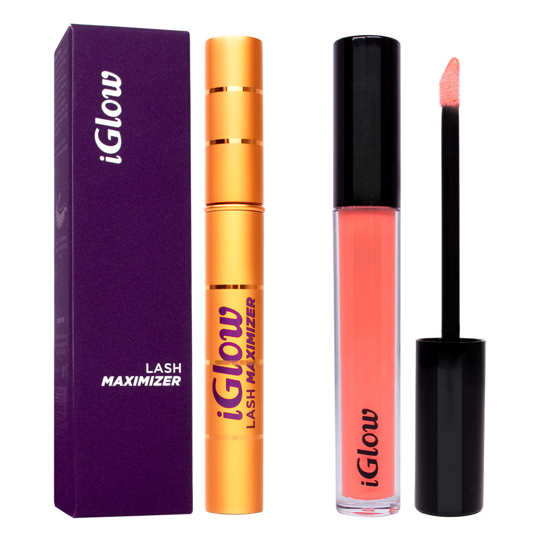 iGlow Lash Maximizer &amp; Lip Plumper, Peach