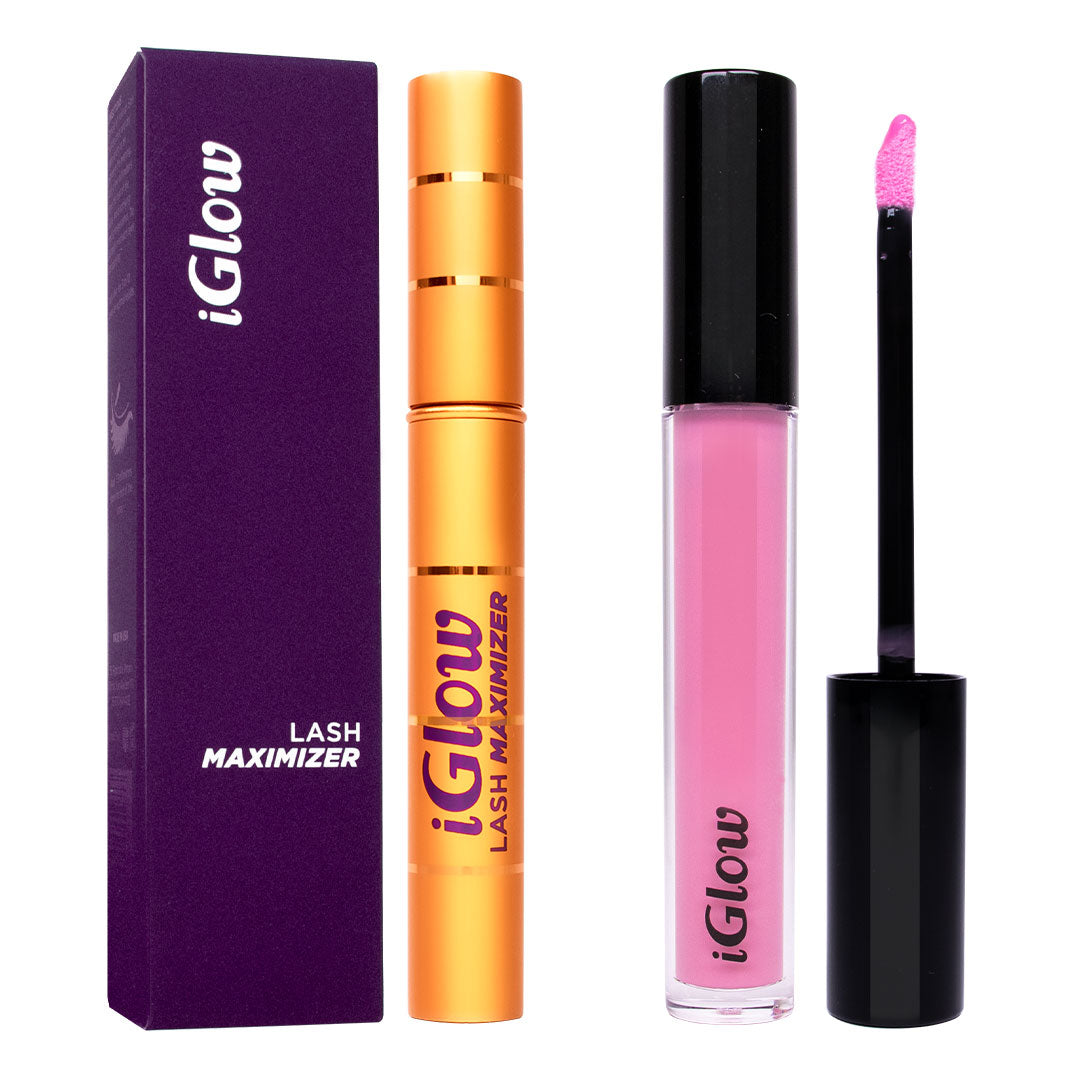 iGlow Lash Maximizer &amp; Lip Plumper, Soft Pink