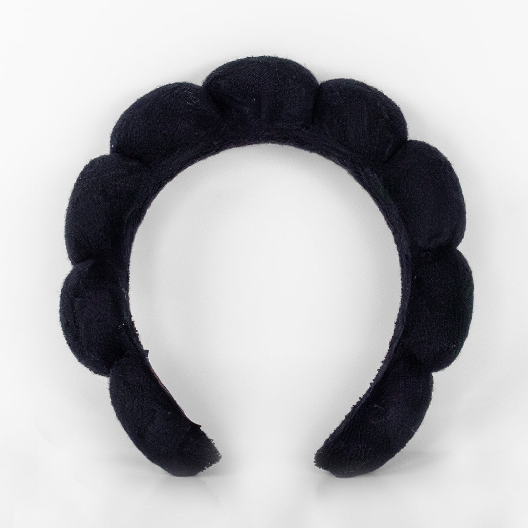 Spa Headband - Hårbøyle, Sort - iGlow.no