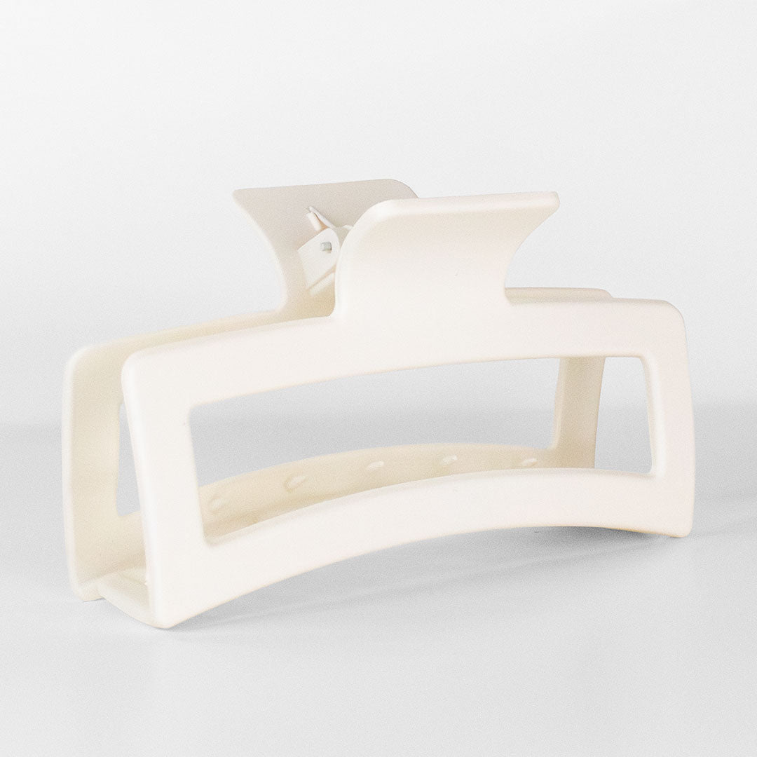 Stor Hårklype - Hvit - iGlow.no